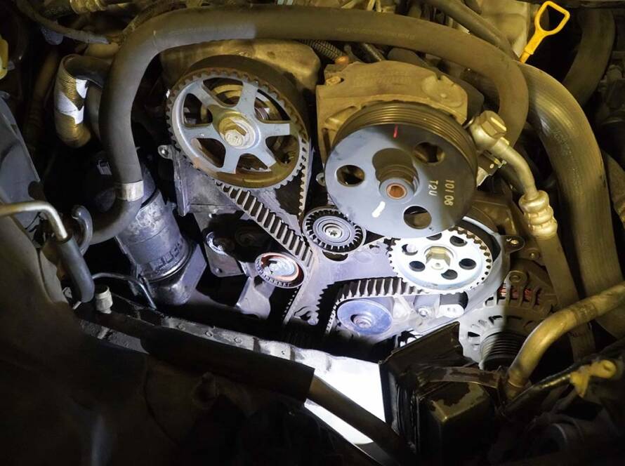 University Auto Repair Shop Timing Belt Replacement