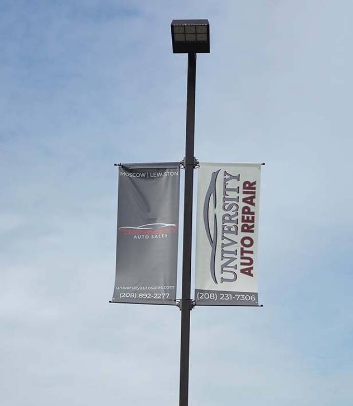 University Auto Repair Flag